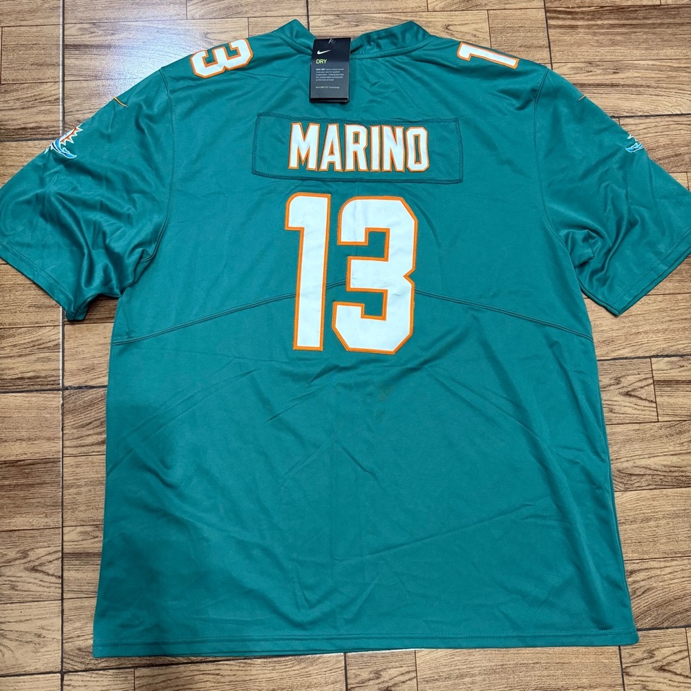 Nike Men's Teal Marino Football Jersey